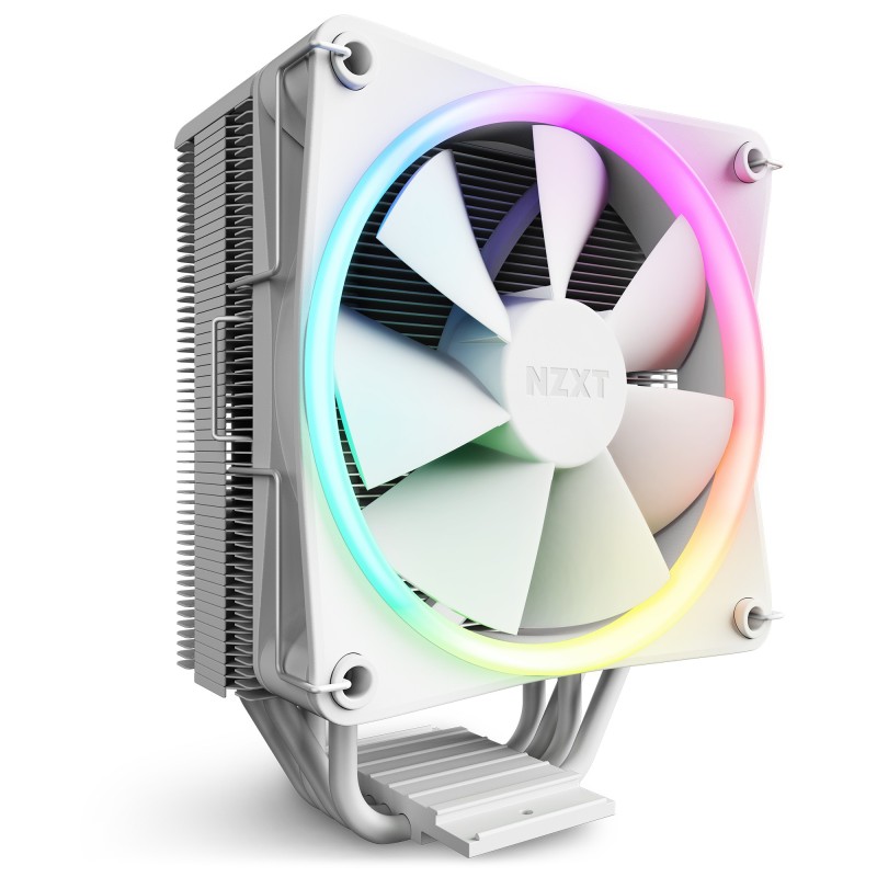 NZXT T120 RGB CPU Kühler für AMD und Intel CPU, 120 mm Lüfter, weiss